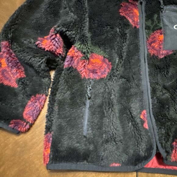 Obey Mesa Floral Print Sherpa Jacket  Size Medium $120 Retail NWT - Picture 4 of 9